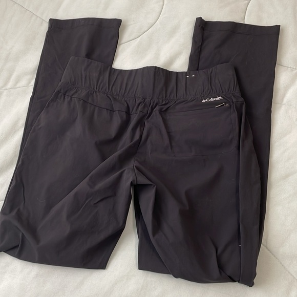 Columbia Black Mid-Rise Anytime Casual Pull On Long Pants - Picture 2 of 9